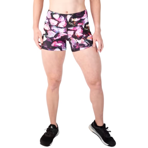 FLEO Butterfly Daydream Power High Rise Shorts - Picture 3 of 10